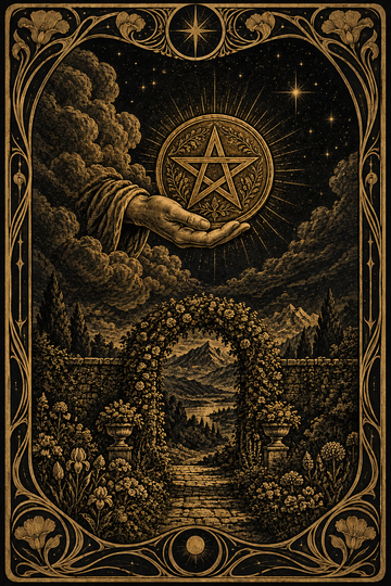 Ace of Pentacles tarot card