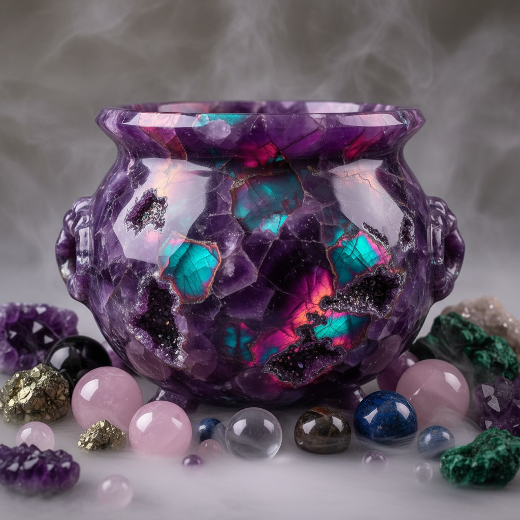 Gemstone Cauldron Gray Smoke