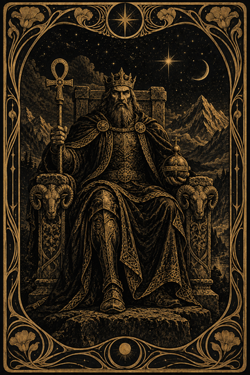 The Emperor tarot card