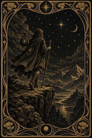 The Fool tarot card sample