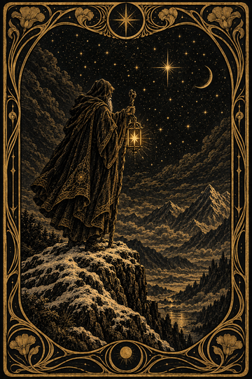 The Hermit tarot card