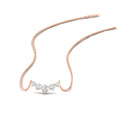 0.75 Carat Graduating Round Diamond Pendant