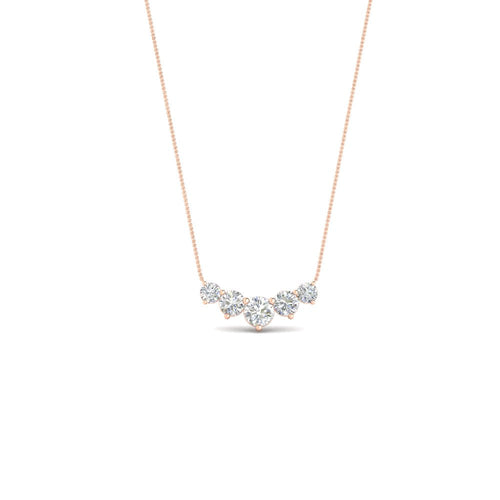 0.75 Carat Graduating Round Diamond Pendant | Pendant | Wiccan Center