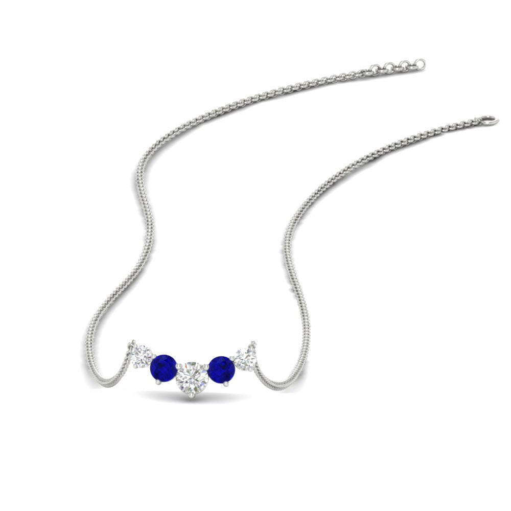 0.75 Carat Graduating Round Diamond Pendant
