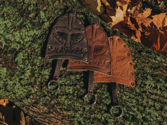 Viking Leather Key Holder | Keychains | Wiccan Center