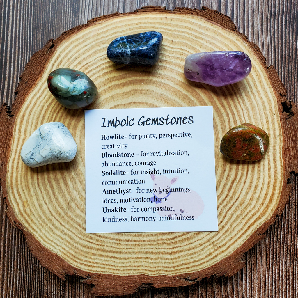 Imbolc Gemstone Set - Crystals for Imbolc