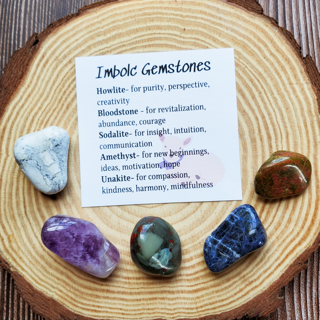 Imbolc Gemstone Set - Crystals for Imbolc