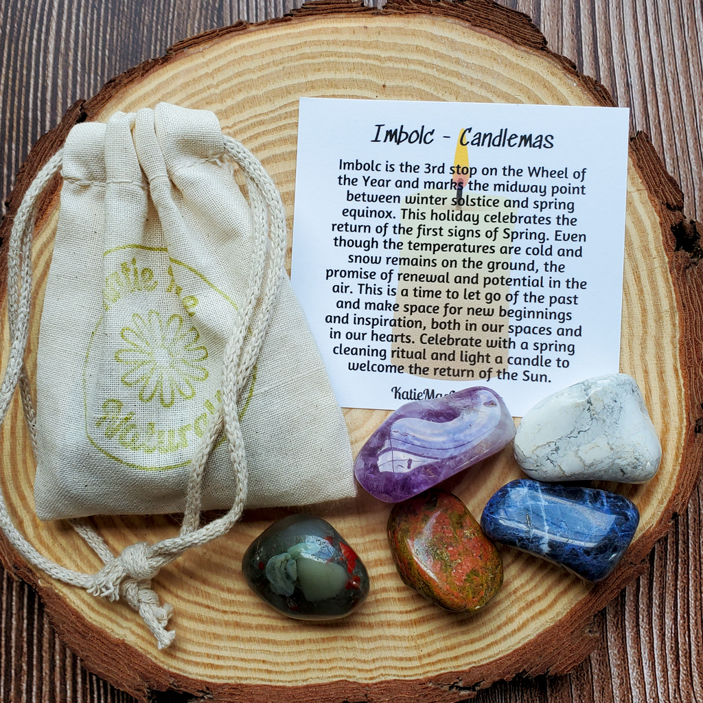 Imbolc Gemstone Set - Crystals for Imbolc