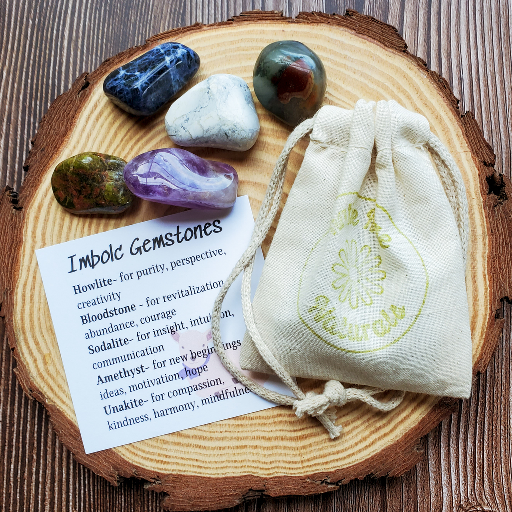 Imbolc Gemstone Set - Crystals for Imbolc