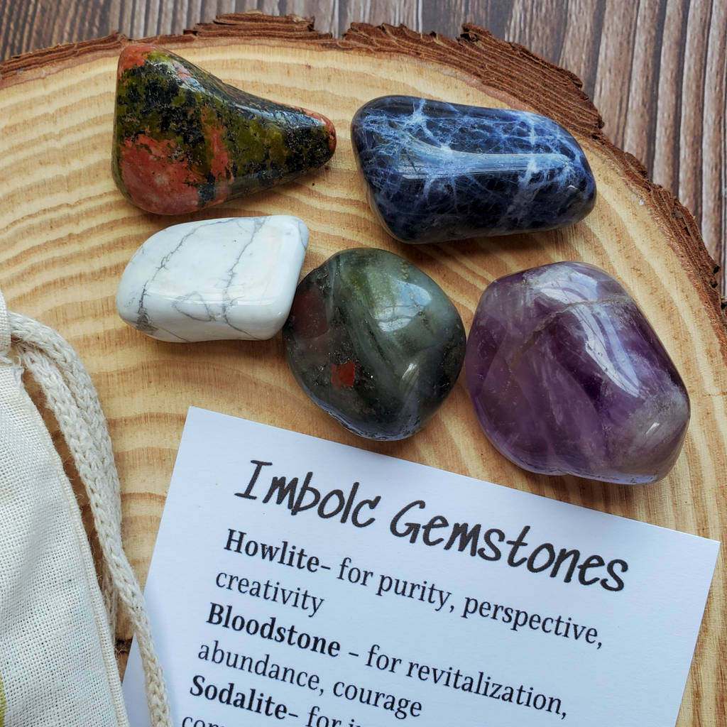 Imbolc Gemstone Set - Crystals for Imbolc