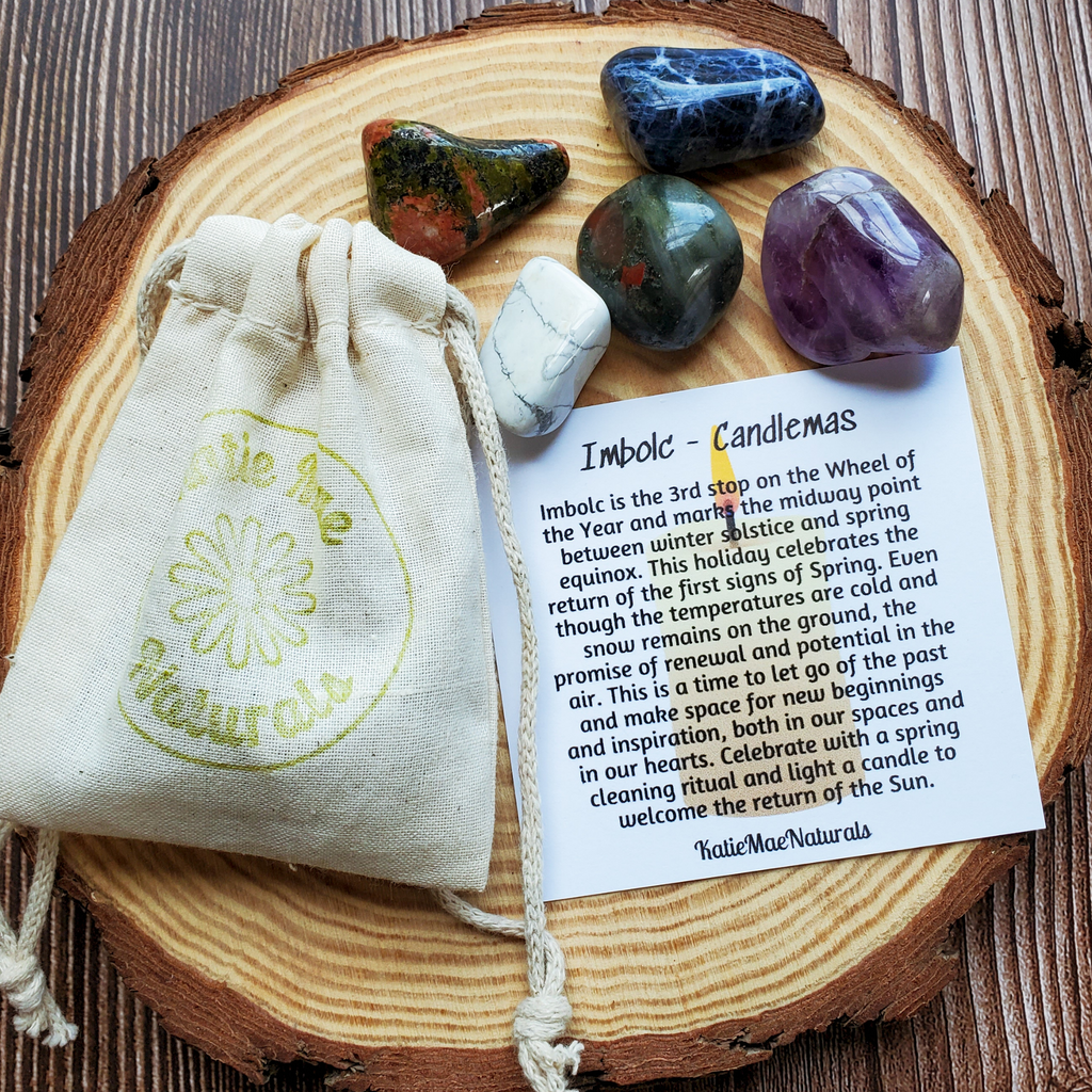 Imbolc Gemstone Set - Crystals for Imbolc