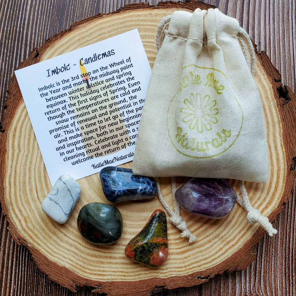Imbolc Gemstone Set - Crystals for Imbolc