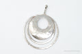 Retired Silpada Hammered Rings Sterling Silver Necklace Pendant | Jewelry > Necklaces > Pendants | Wiccan Center