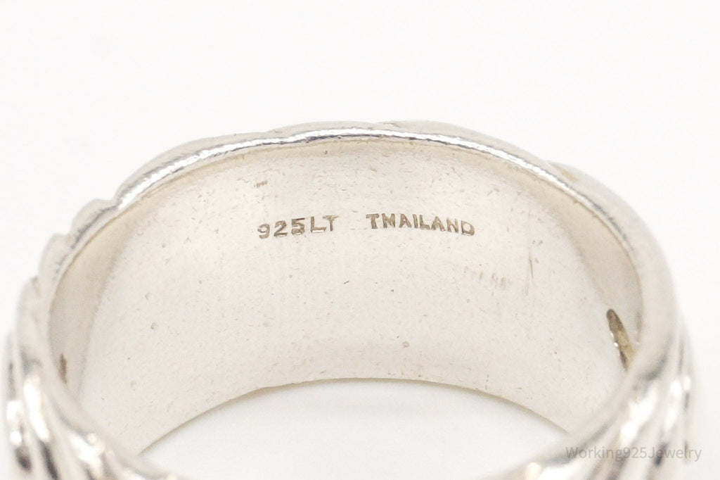 Vintage Mid Century Modernist Style Sterling Silver Ring - Size 10.25 | Jewelry > Rings | Wiccan Center
