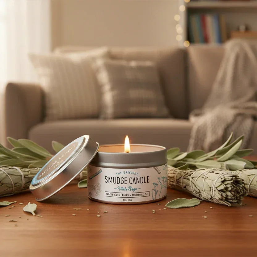 White Sage Smudge Candle