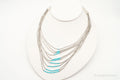 Vintage Native American Turquoise Silver Bead Necklace | Jewelry > Necklaces > Pendants | Wiccan Center
