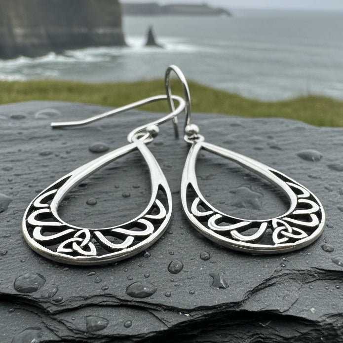 Colleen Celtic Knot Earrings | Dangle Earrings | Wiccan Center