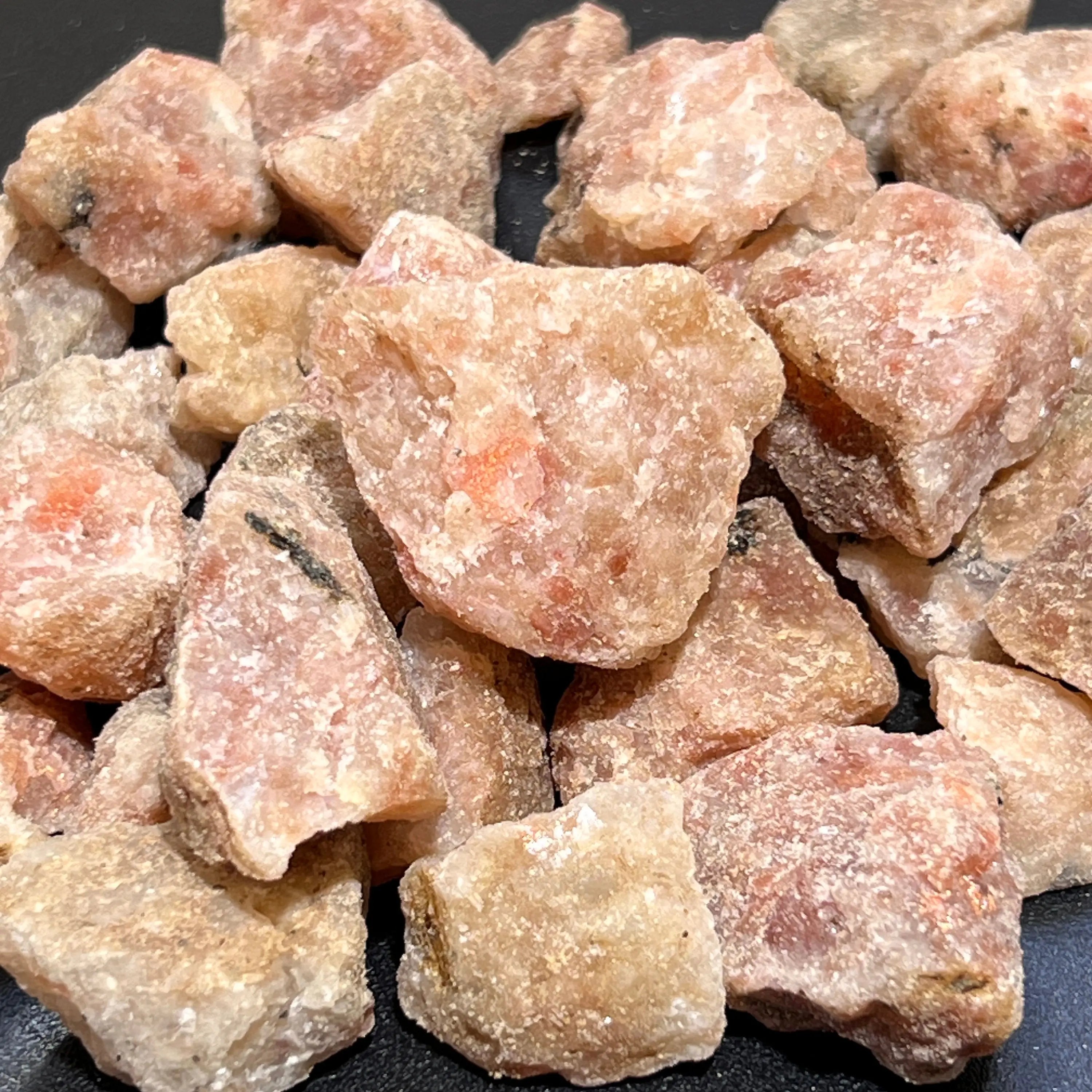 Sunstone (Heliolite) Crystal Rough Raw Stones (By The Piece or Pound) Wholesale | Home & Living > Home Decor > Home Accents > Rocks & Geodes | Wiccan Center