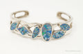 Designer Whitney Kelly WK Blue Fire Opal Sterling Silver Bracelet | Jewelry > Bracelets | Wiccan Center