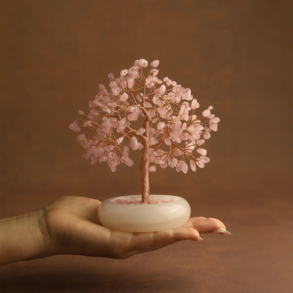 Elegant Jade Base Crystal Tree | Crystal Tree | Wiccan Center