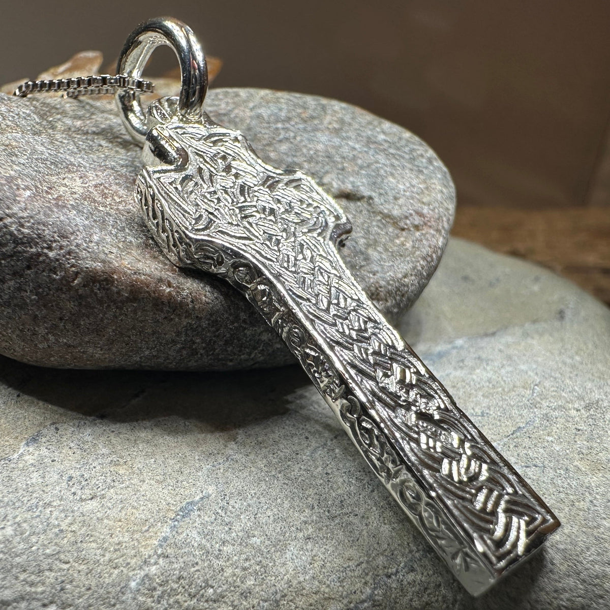 Artisan Irish Saint Patrick Cross Necklace - Made in Ireland