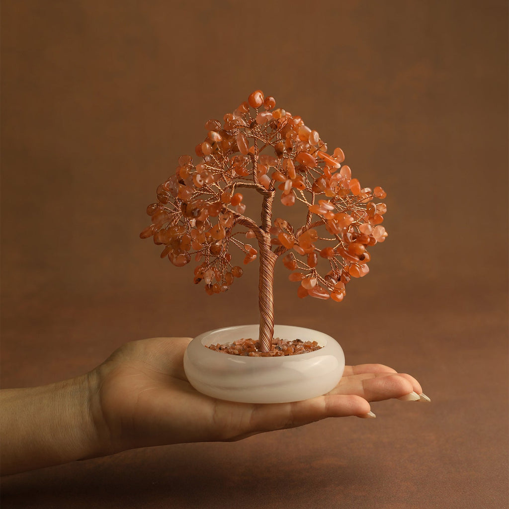 Elegant Jade Base Crystal Tree | Crystal Tree | Wiccan Center