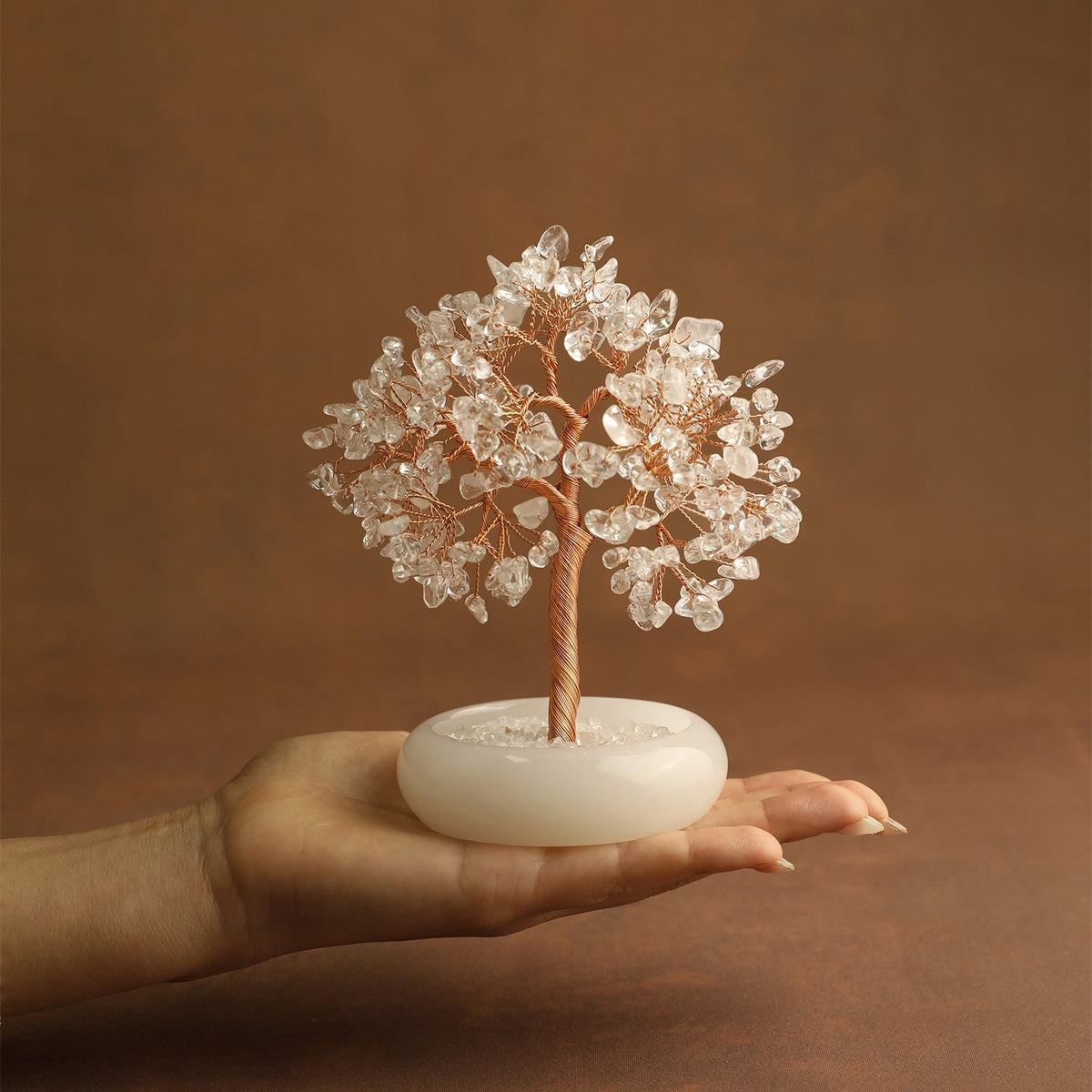 Elegant Jade Base Crystal Tree | Crystal Tree | Wiccan Center