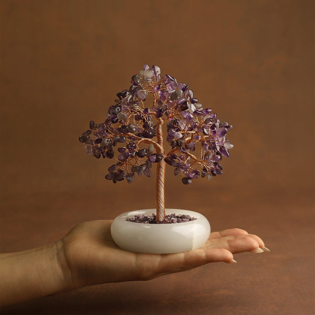Elegant Jade Base Crystal Tree | Crystal Tree | Wiccan Center