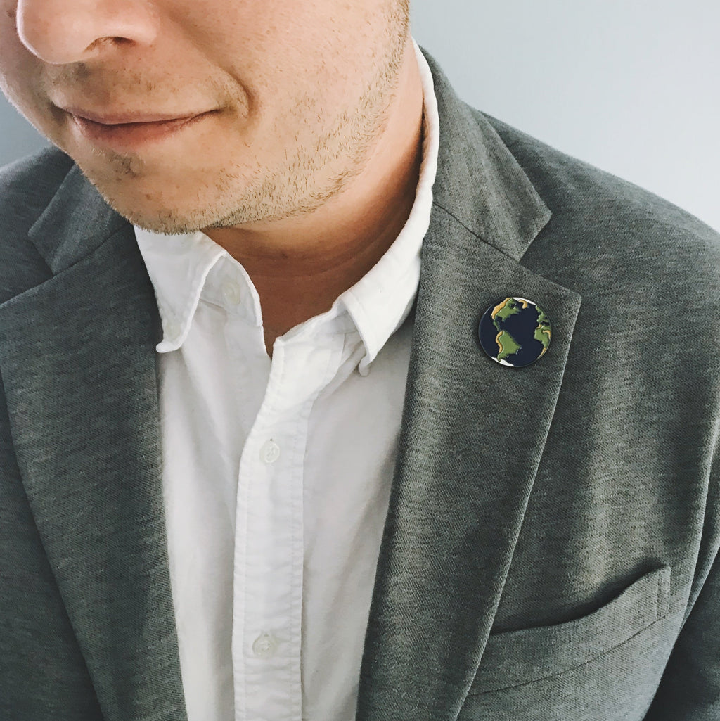 Earth Enamel Pin | Enamel Pin | Wiccan Center