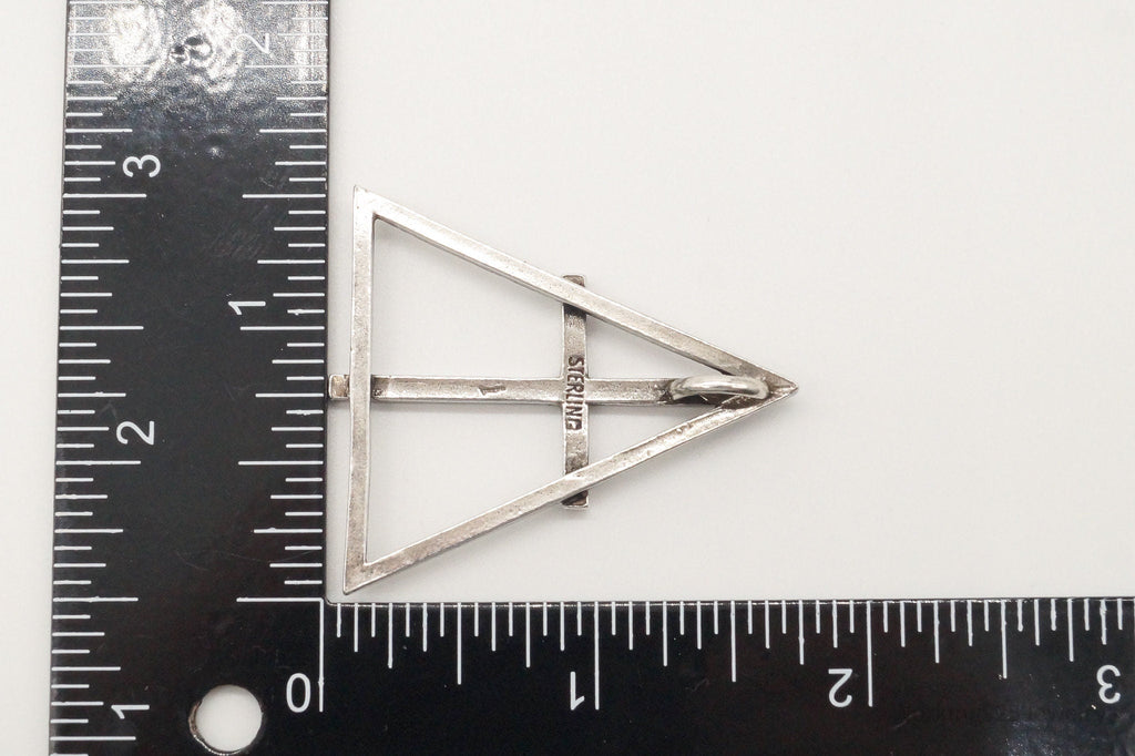 Large Antique Cross Sterling Silver Pendant | Jewelry > Necklaces > Pendants | Wiccan Center