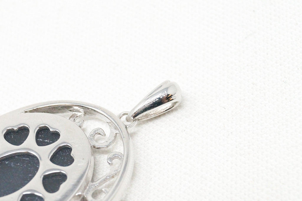 Vintage Designer TGGC Purple Druzy Quartz Art Deco Style Sterling Silver Pendant | Jewelry > Necklaces > Pendants | Wiccan Center