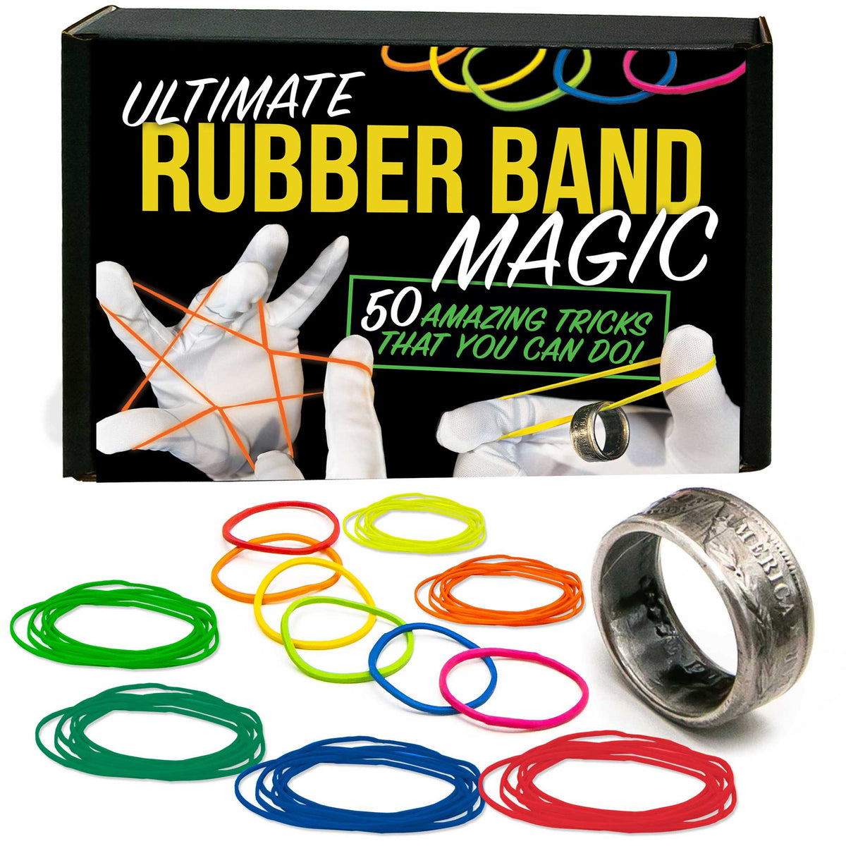 The Ultimate Rubber Band Magic Kit | Magic Trick | Wiccan Center
