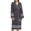 Organic Turkish Cotton Kimono Bathrobe – Lightweight Spa & Home Robe | Turkish Towel | Wiccan Center