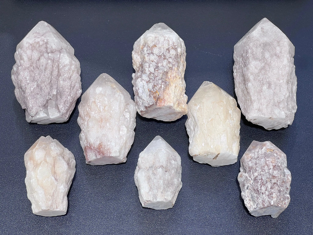 Candle Quartz Standing Crystal Point Towers ( S / M / L ) Rough Raw Carving | Home & Living > Home Decor > Home Accents > Rocks & Geodes | Wiccan Center