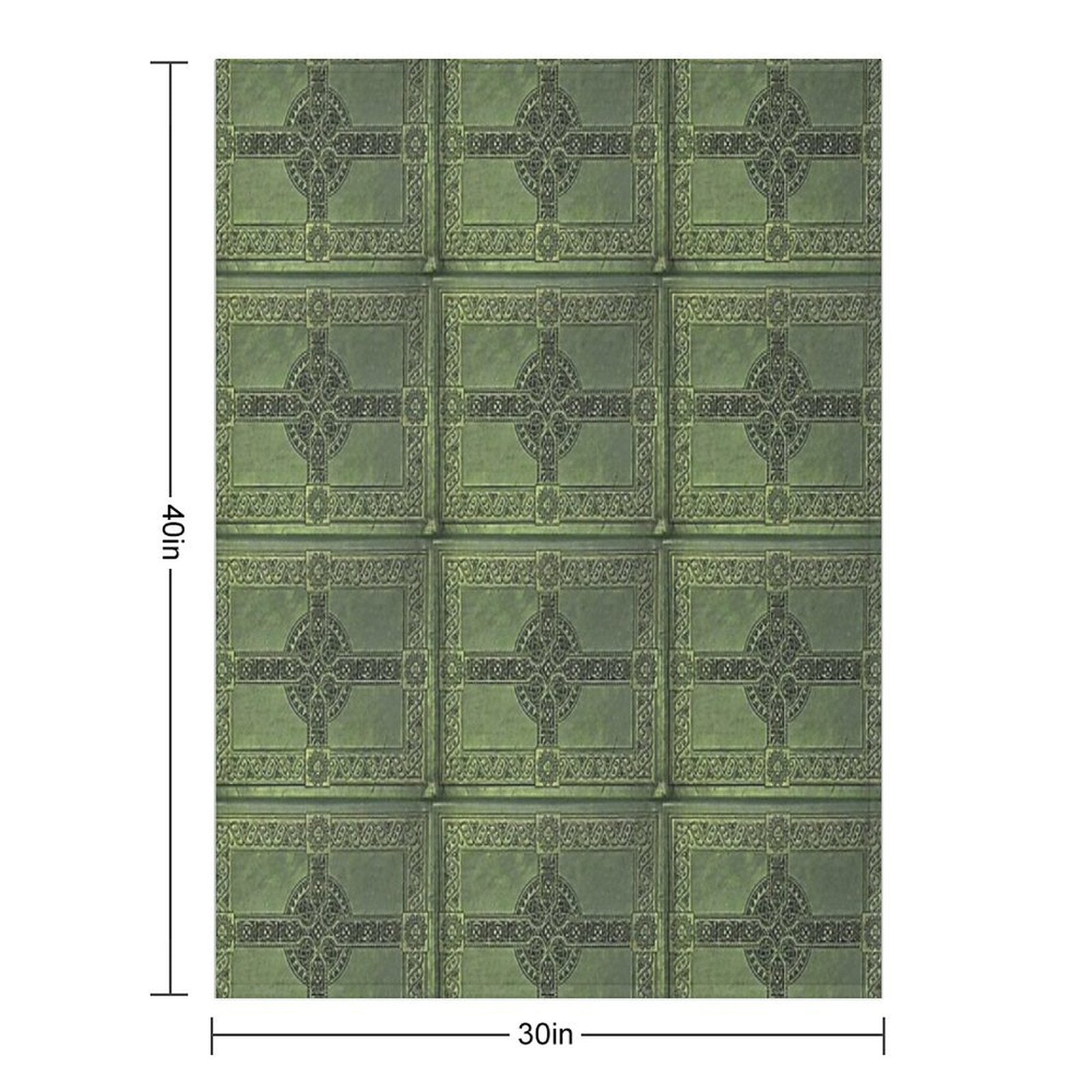 Celtic Knotwork Compact Throw Blanket