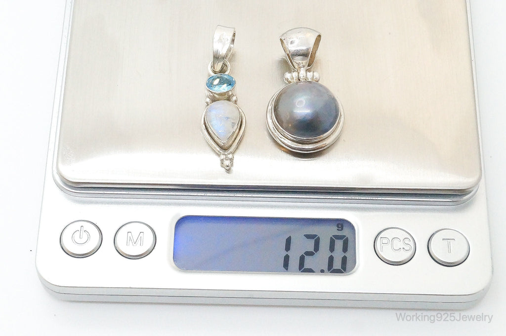 Vintage Multi Gem Sterling Silver Pendants | Jewelry > Necklaces > Pendants | Wiccan Center