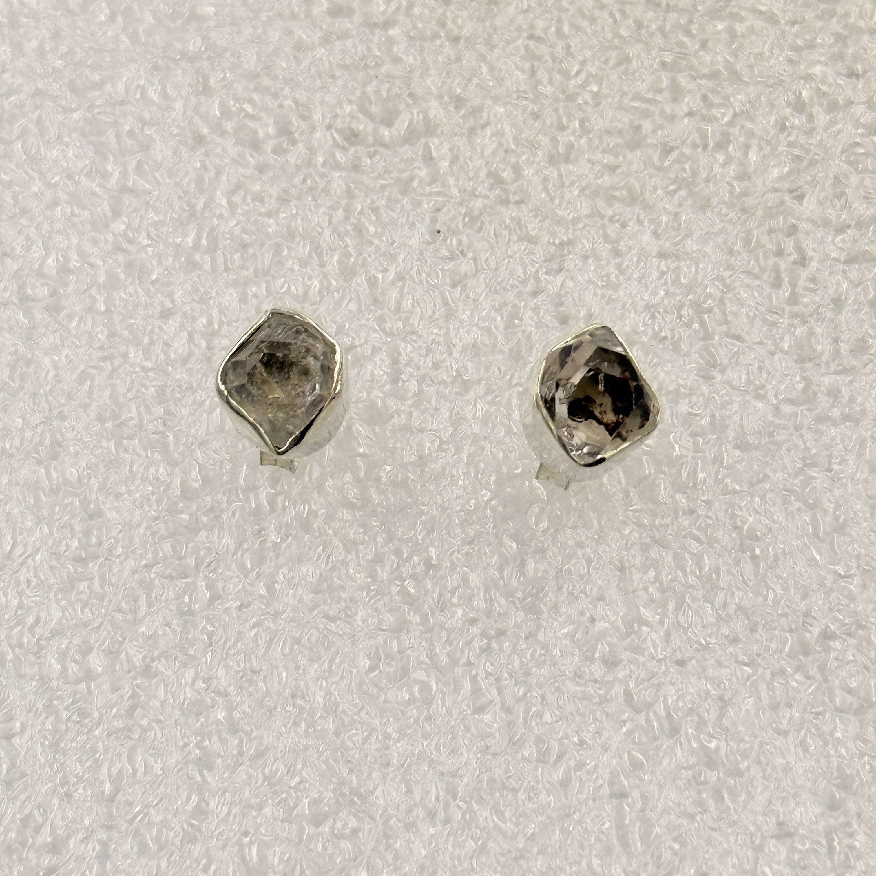Sterling Silver Herkimer Diamond Post Earrings | Earrings | Wiccan Center