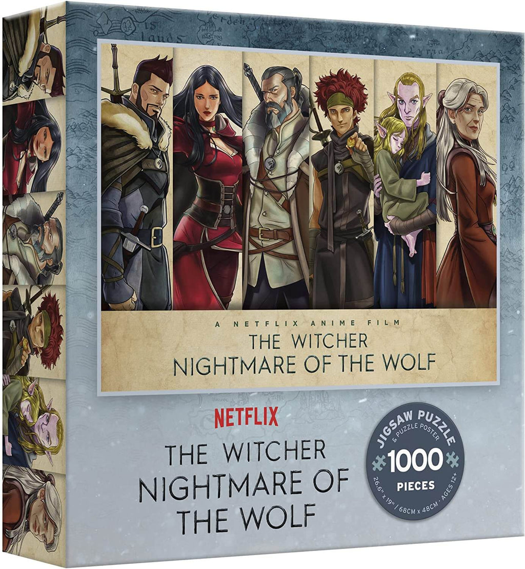 The Witcher Nightmare of the Wolf Jigsaw Puzzle (1000 Pieces) | The Witcher | Wiccan Center
