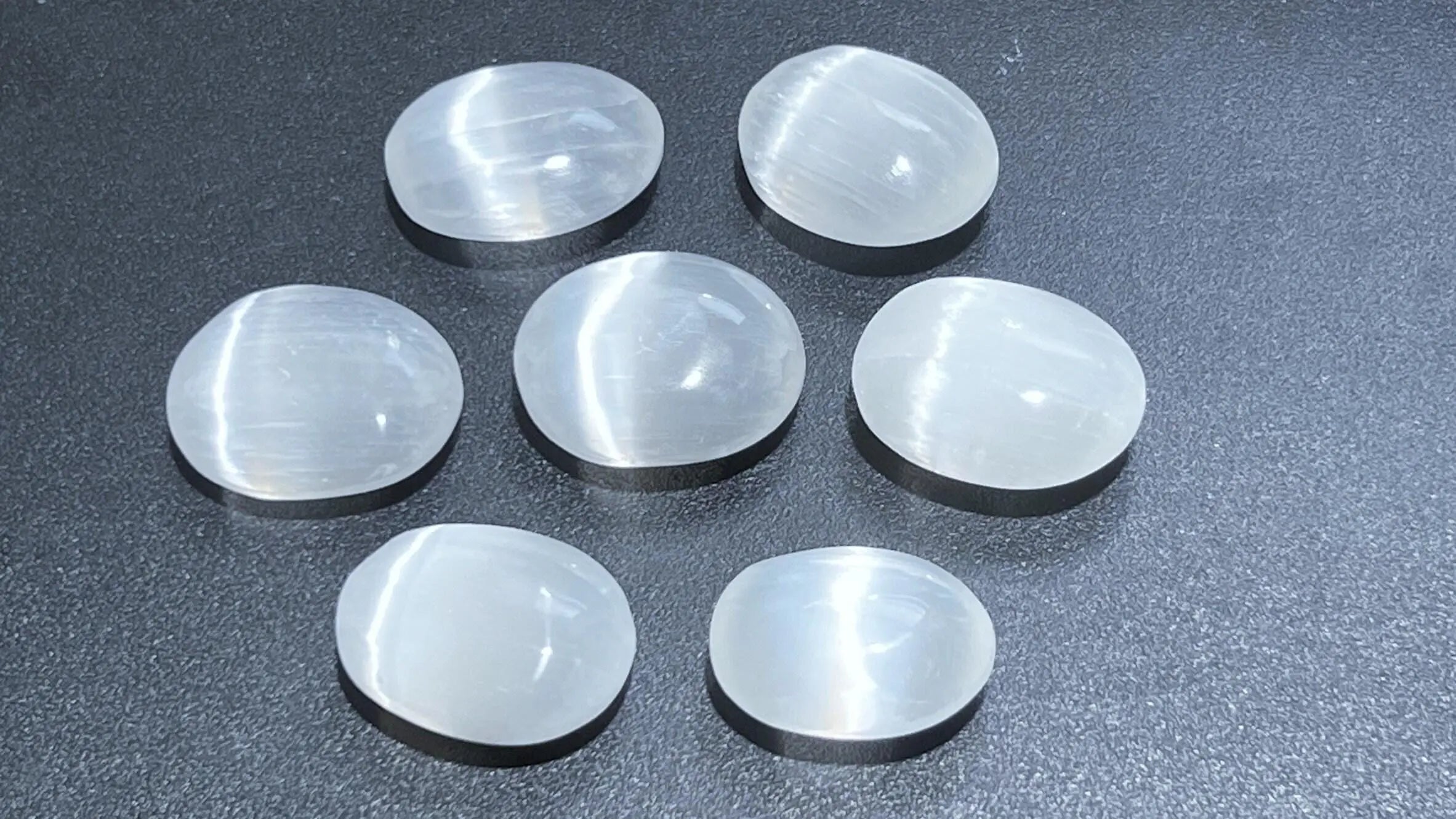 Selenite Crystal Mini Small Palm Stone Orb Carving Wholesale Bulk Gemstone Lot | Home & Living > Spirituality & Religion > Prayer Beads & Charms > Metaphysical Crystals | Wiccan Center