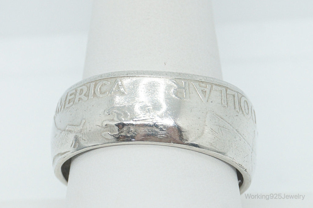 Vintage 1958 Half Dollar Silver Ring - Size 12.25 | Jewelry > Rings | Wiccan Center