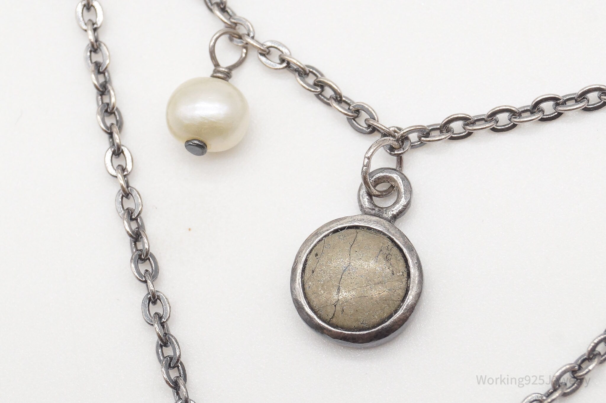 Designer Silpada Brass Chinese Coin Replica Sterling Silver Retired Necklace | Jewelry > Necklaces > Pendants | Wiccan Center