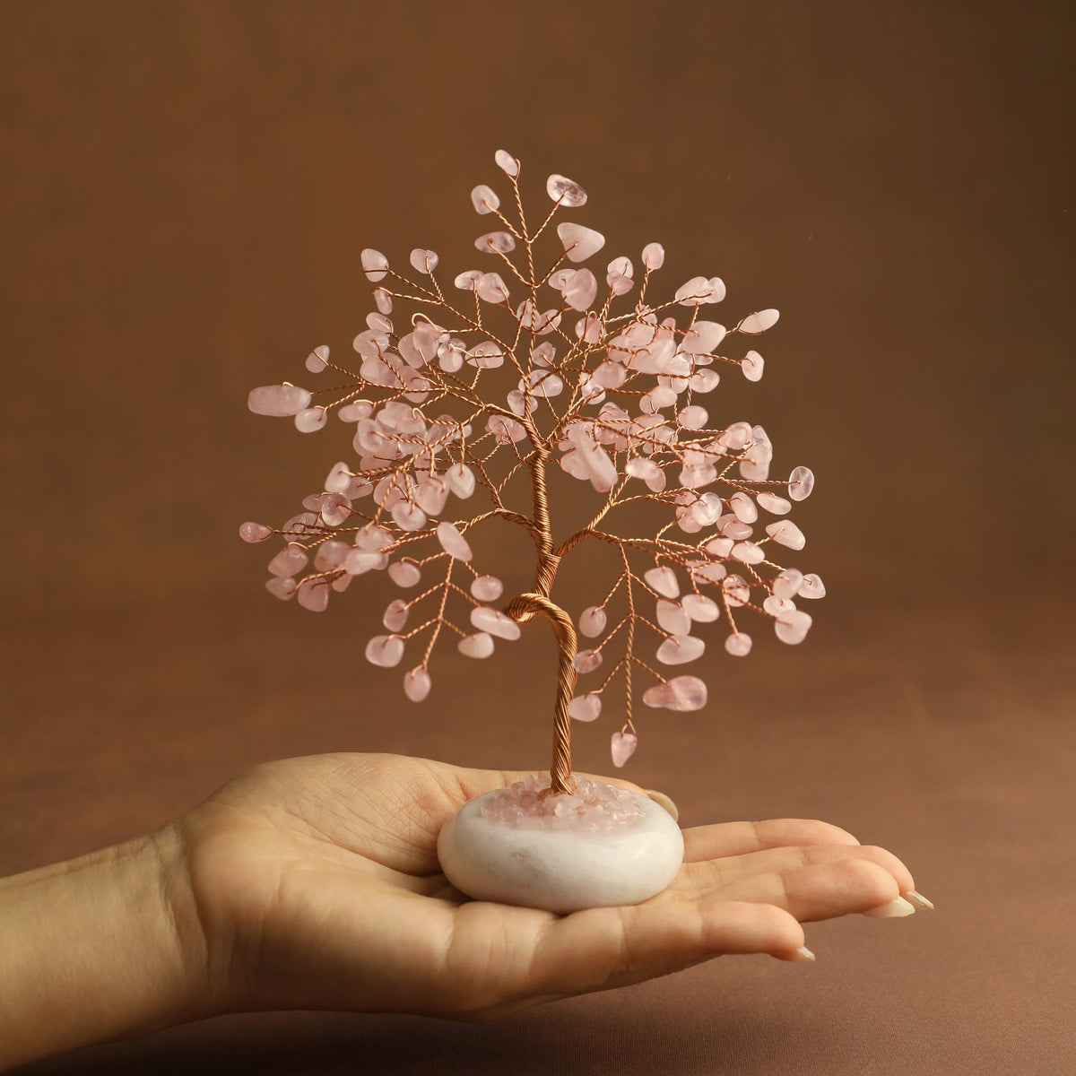 White Jade Base Crystal Tree | Crystal Tree | Wiccan Center