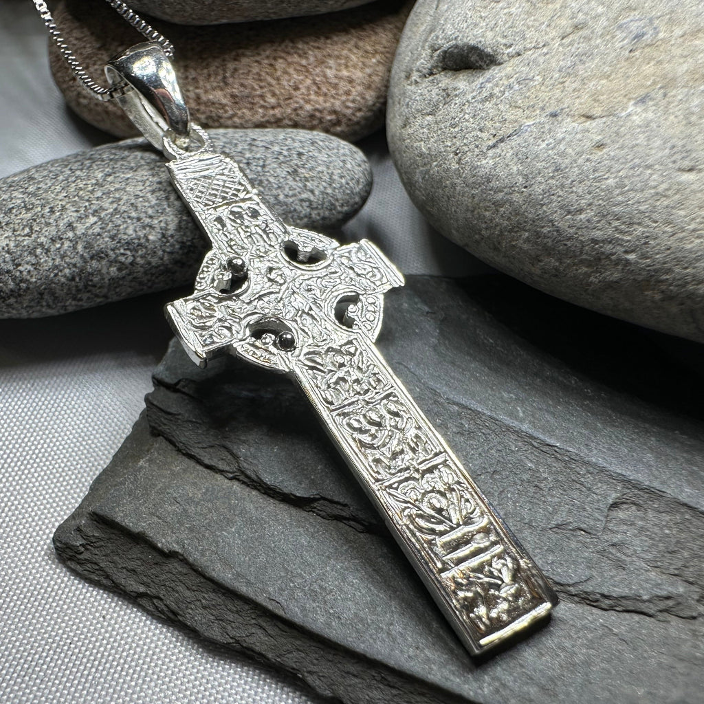 Artisan Irish Durrow Cross Necklace - Handmade in Ireland | Pendant | Wiccan Center