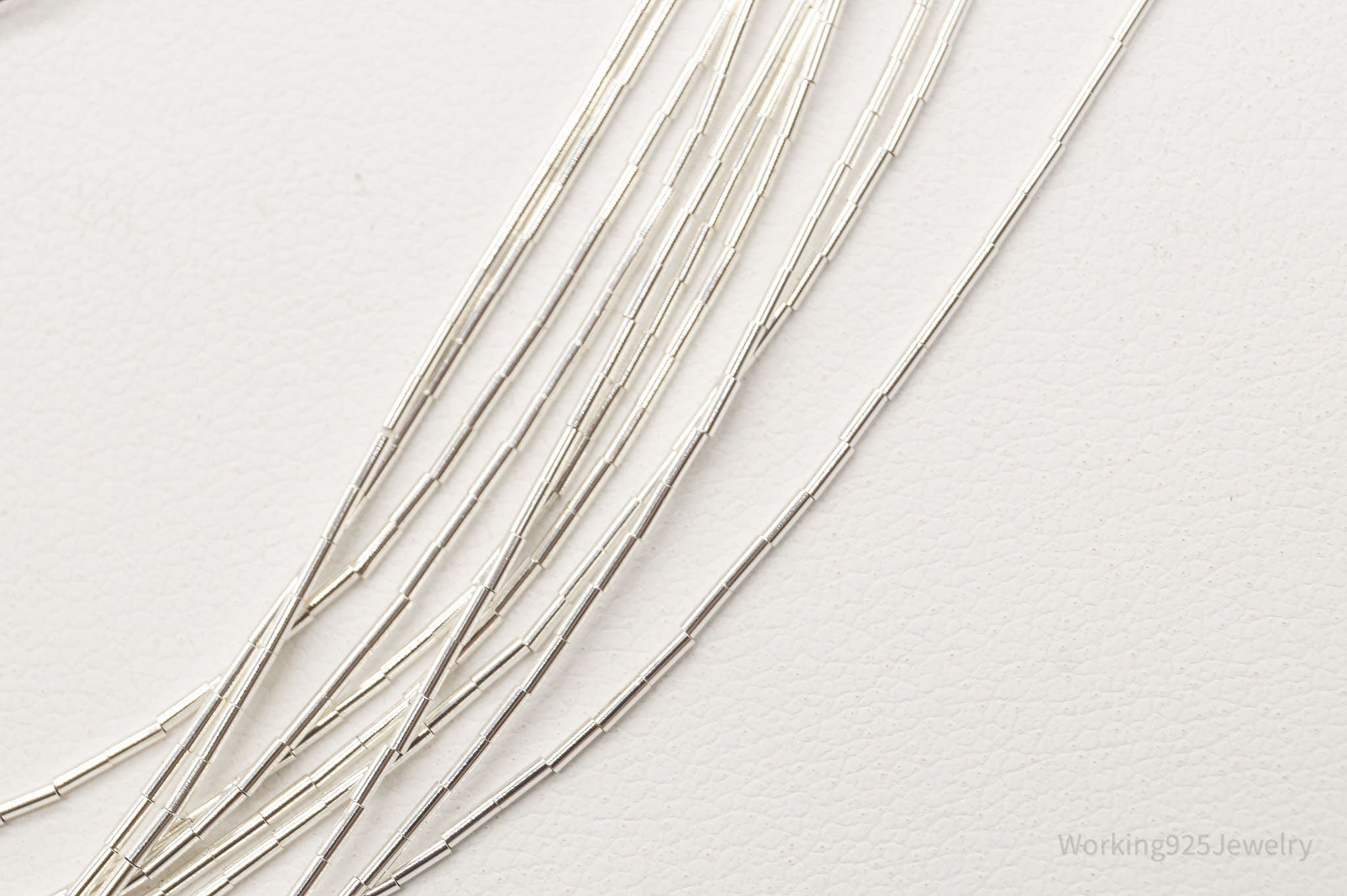 Vintage Native American Sterling Silver Bead Necklace 30" | Jewelry > Necklaces | Wiccan Center