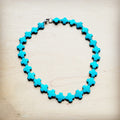 **Short Turquoise Beaded Cross Necklace 258r | Necklace | Wiccan Center