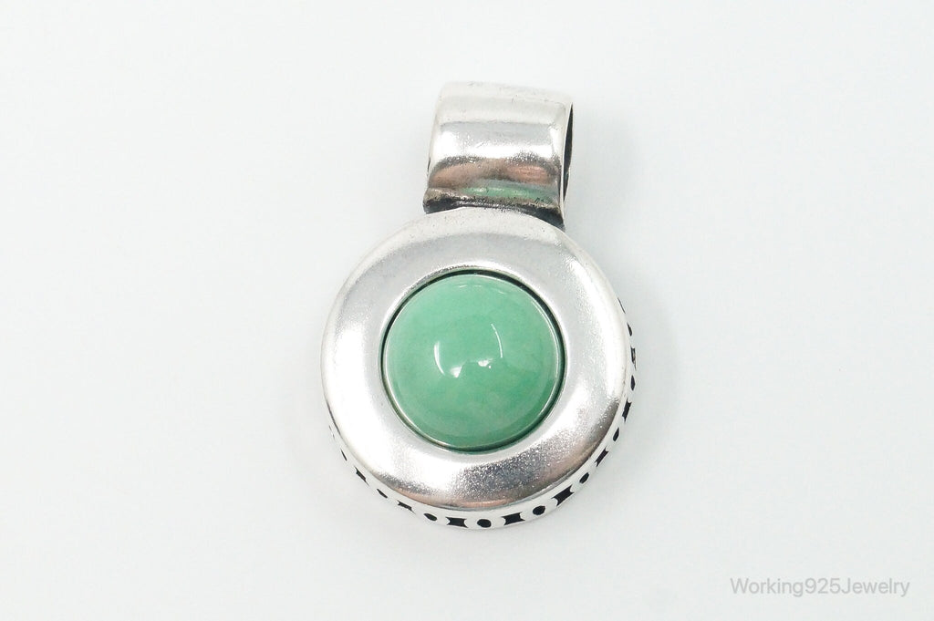 Vintage Designer Carolyn Pollack Relios Turquoise Sterling Silver Pendant | Jewelry > Necklaces > Pendants | Wiccan Center