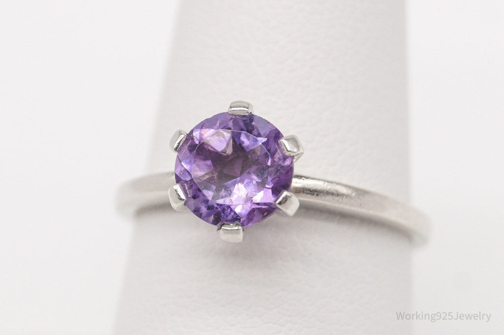 Vintage Amethyst Sterling Silver Ring - Size 8 | Jewelry > Rings | Wiccan Center