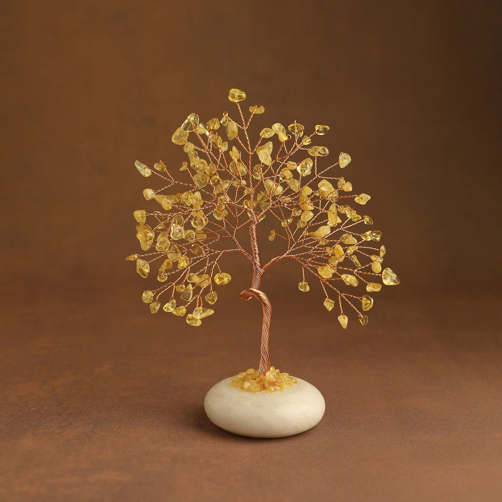 White Jade Base Crystal Tree | Crystal Tree | Wiccan Center