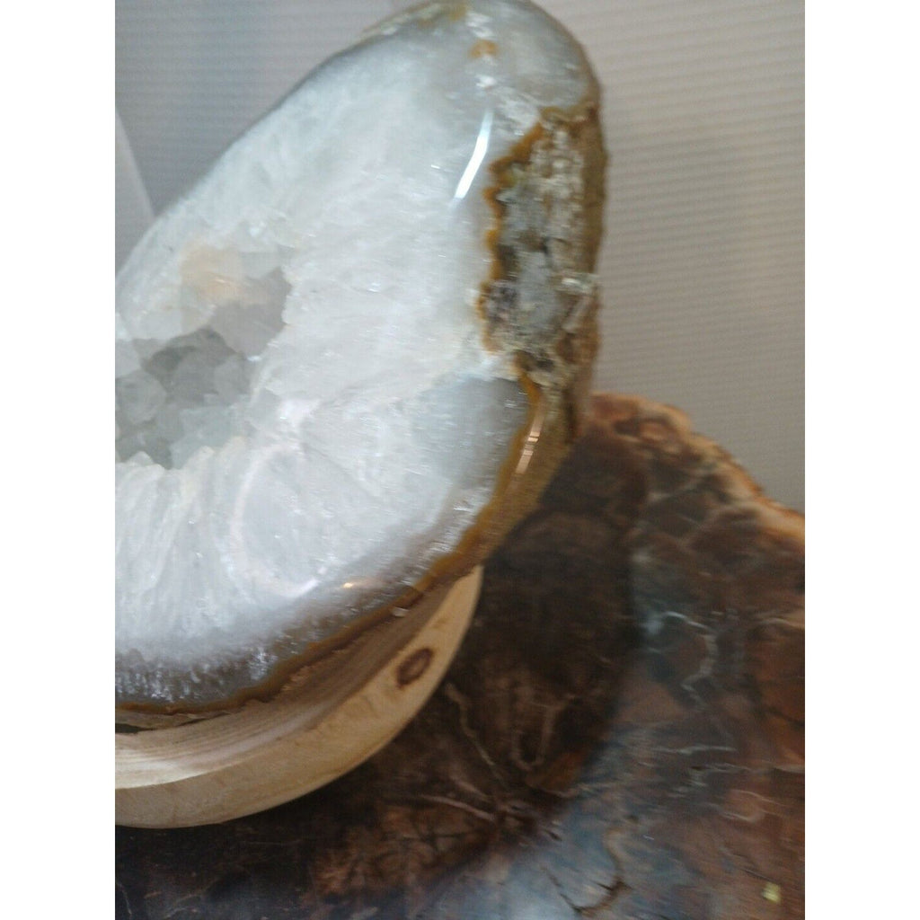 Large Natural Madagascar Agate Geode — 19.3 lbs, Museum-Quality Quartz Specimen | CrystalCloud Company | Geodes & Clusters | Wiccan Center