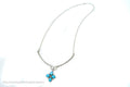 Vintage Native American Handmade KC Signed Turquoise Sterling Silver Necklace | Jewelry > Necklaces > Pendants | Wiccan Center